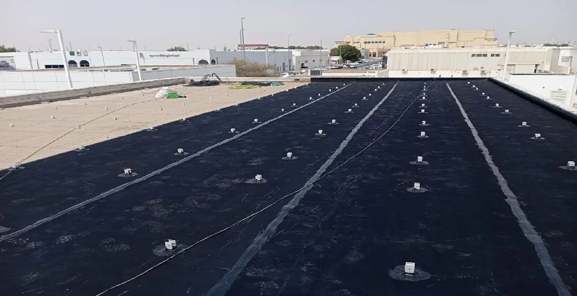 Adnoc - metal roof waterproofing project by Promax in Dubai, UAE