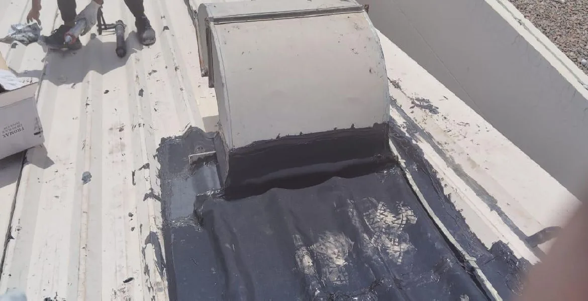 Creek - metal roof waterproofing project by Promax in Dubai, UAE