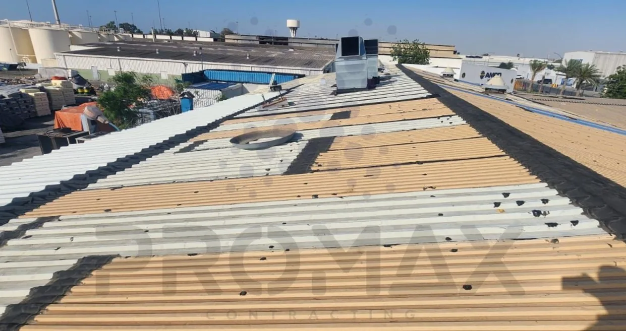 EPI JAFZA metal roof waterproofing Dubai