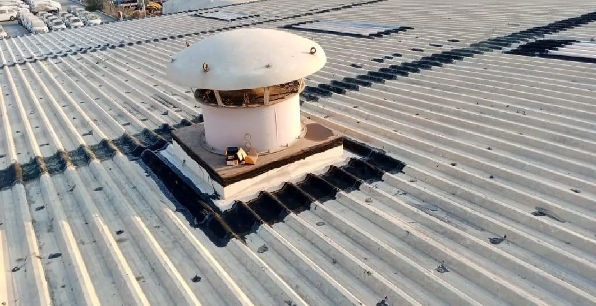 Gerab - metal roof waterproofing project by Promax in Dubai, UAE