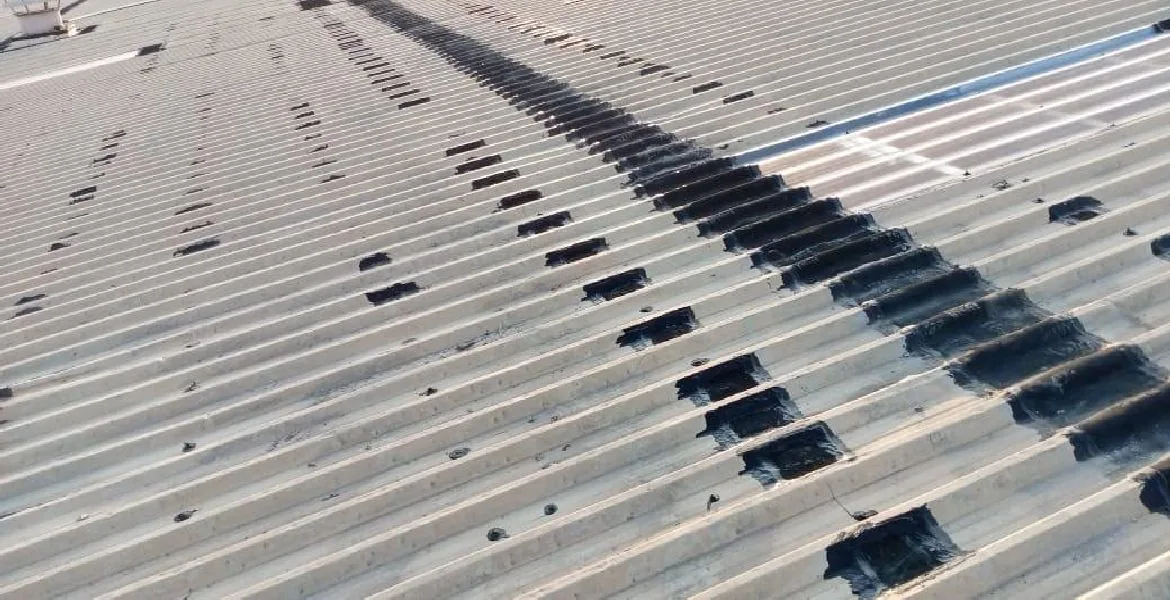 Gerab - metal roof waterproofing project by Promax in Dubai, UAE