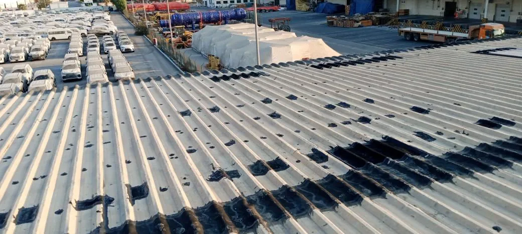 Gerab - metal roof waterproofing project by Promax in Dubai, UAE