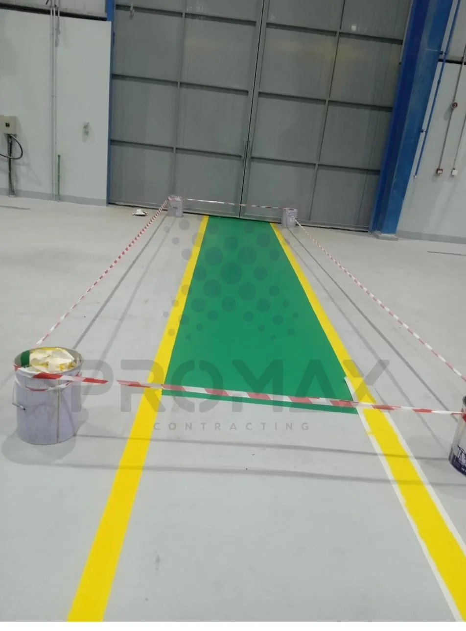 Mubaraz Epoxy Flooring - Promax project Dubai