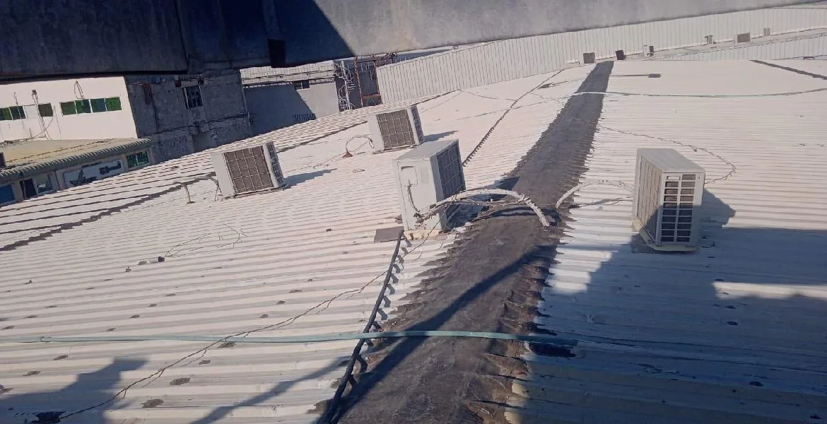 Prestige - metal roof waterproofing project by Promax in Dubai, UAE