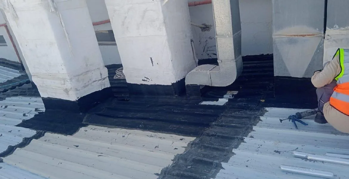 Prestige - metal roof waterproofing project by Promax in Dubai, UAE