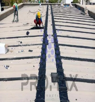 Prj1 Dxbpoliceai - metal roof waterproofing project by Promax in Dubai, UAE