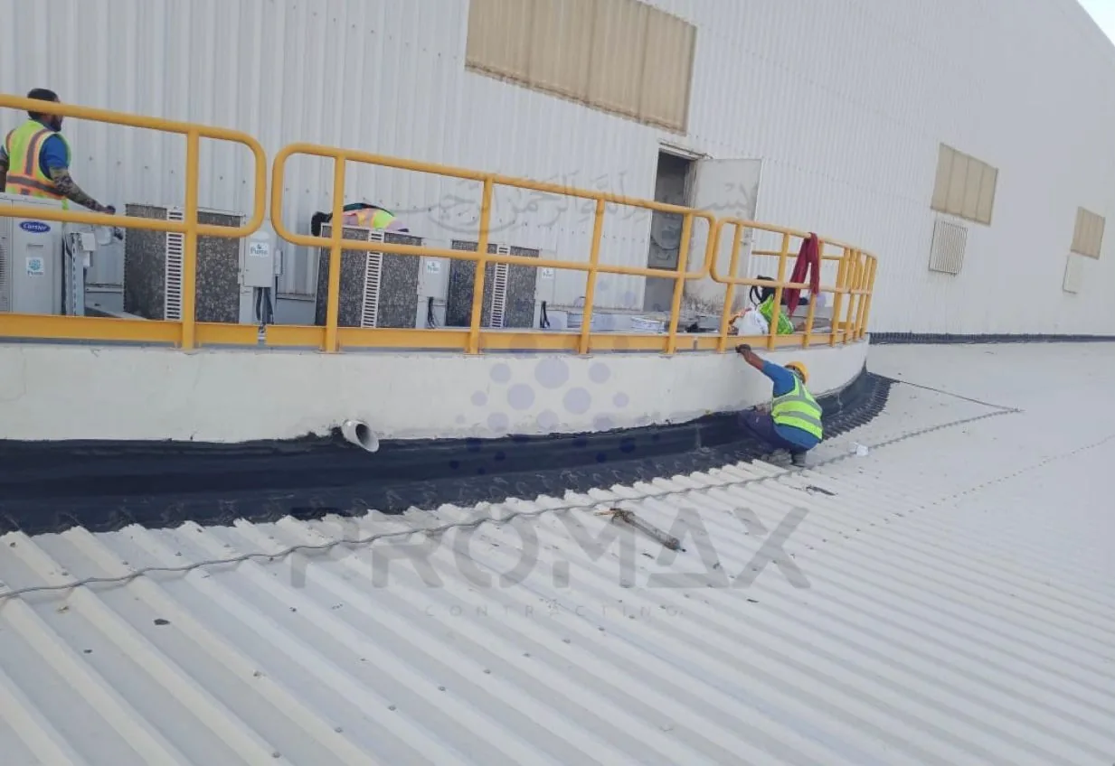 Prj16 Crown - metal roof waterproofing project by Promax in Dubai, UAE