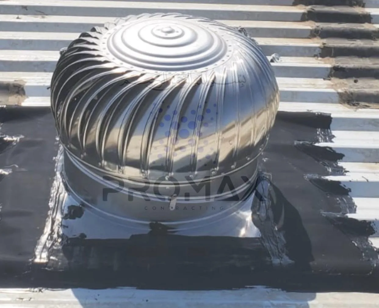 Prj22 Eni - metal roof waterproofing project by Promax in Dubai, UAE