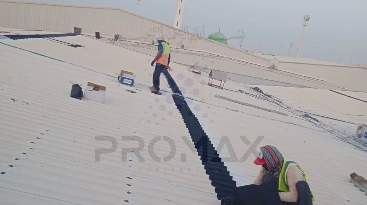 Prj27 Prestige - metal roof waterproofing project by Promax in Dubai, UAE