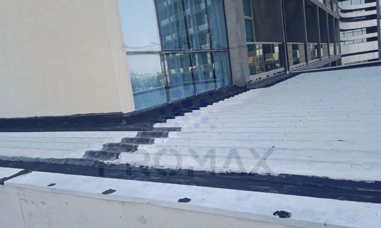 Prj28 Rotana - metal roof waterproofing project by Promax in Dubai, UAE