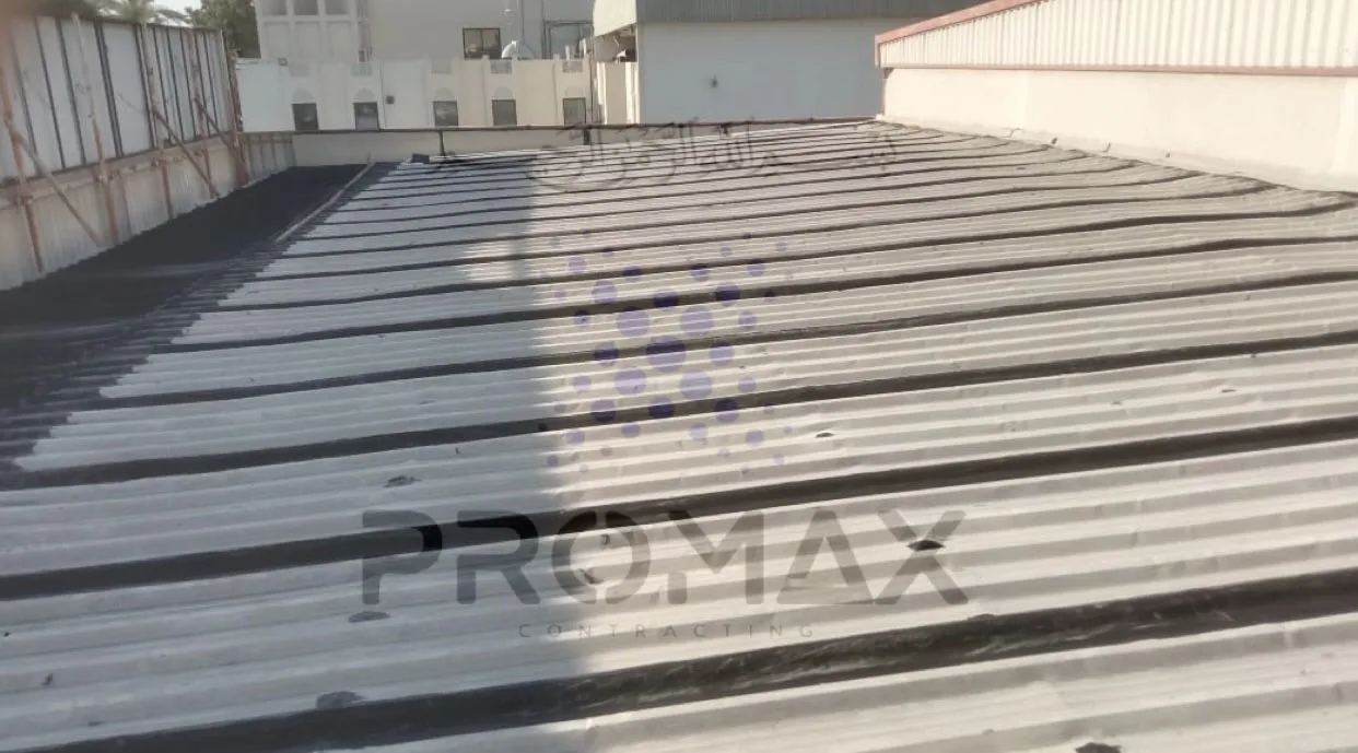 Prj29 Sos - metal roof waterproofing project by Promax in Dubai, UAE