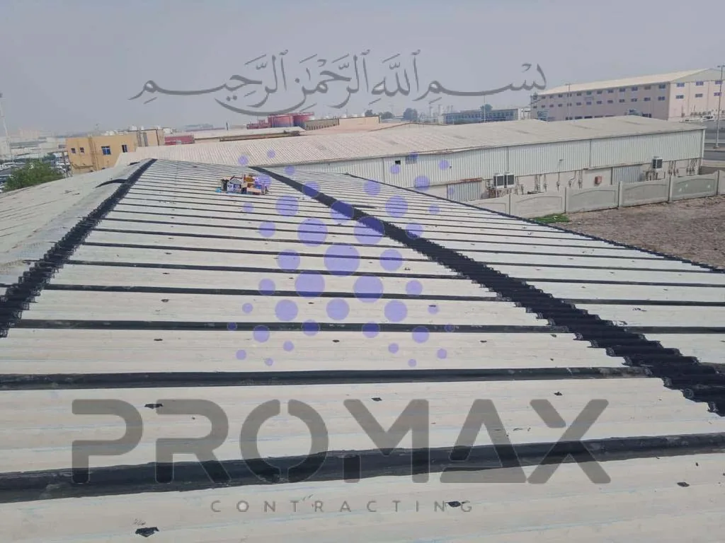Prj32 Hamly - metal roof waterproofing project by Promax in Dubai, UAE