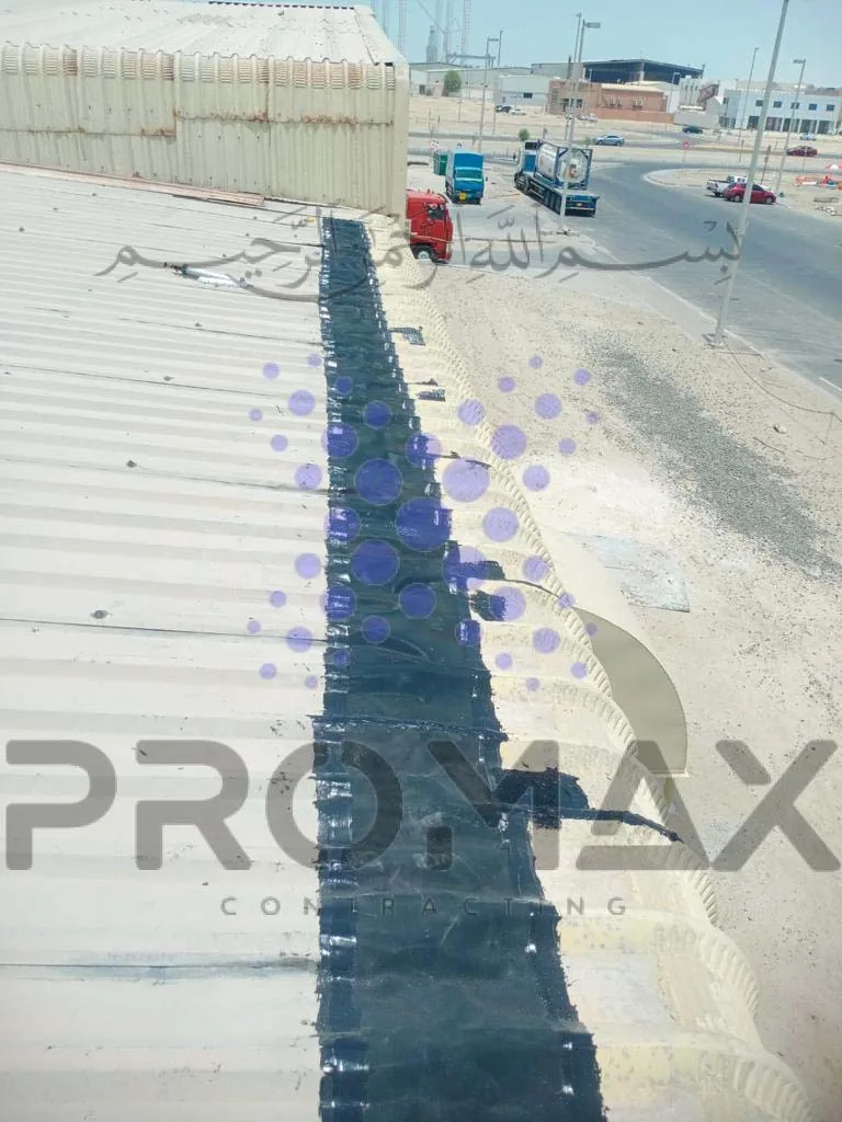 Prj37 Sichem - metal roof waterproofing project by Promax in Dubai, UAE