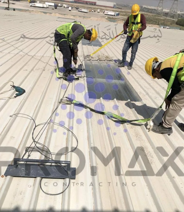 Prj38 Legnano - metal roof waterproofing project by Promax in Dubai, UAE