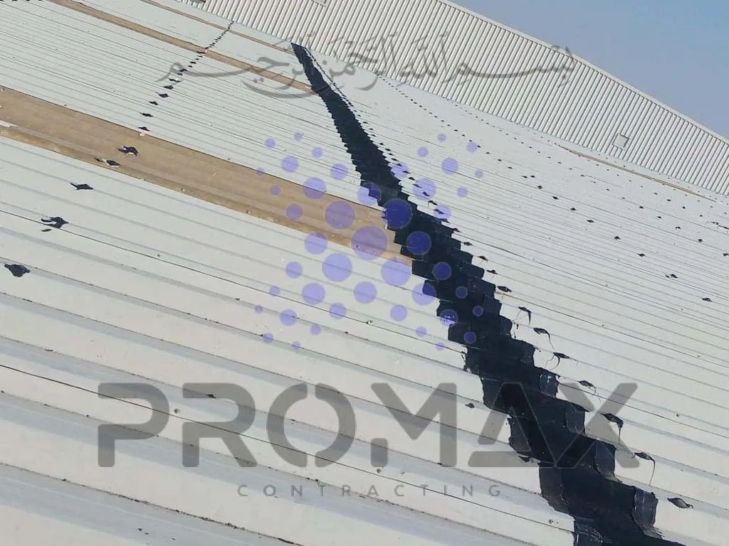 Prj45 Epro - metal roof waterproofing project by Promax in Dubai, UAE