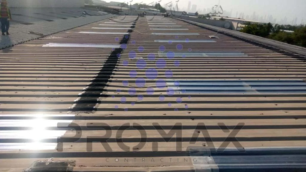 Prj47 Gorica - metal roof waterproofing project by Promax in Dubai, UAE