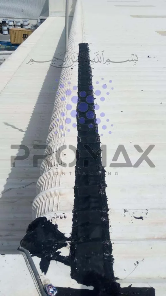 Prj48 Gulfocean - metal roof waterproofing project by Promax in Dubai, UAE
