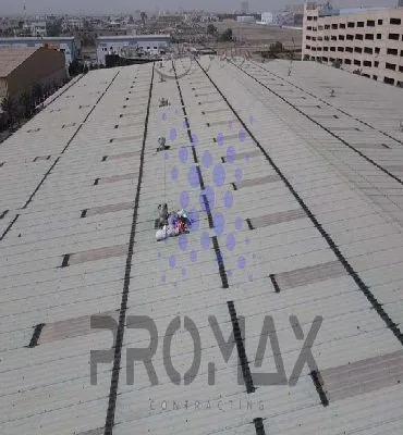 Prj5 Lulu - metal roof waterproofing project by Promax in Dubai, UAE