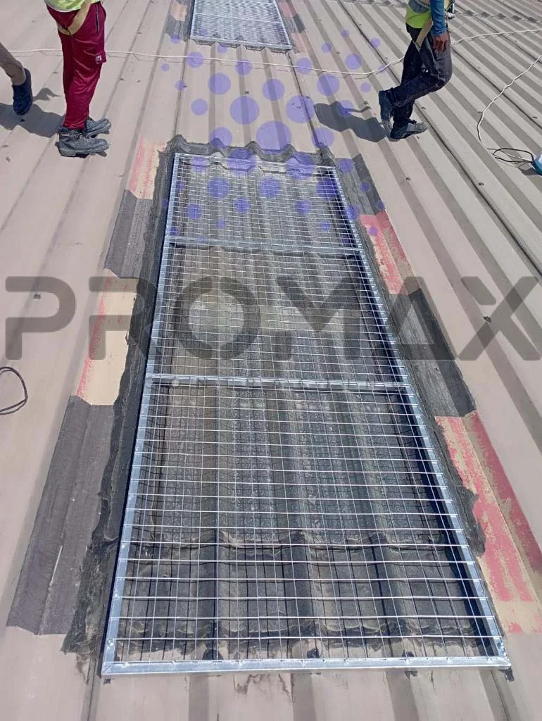 Prj52 Dhl Protectiongrill - metal roof waterproofing project by Promax in Dubai, UAE