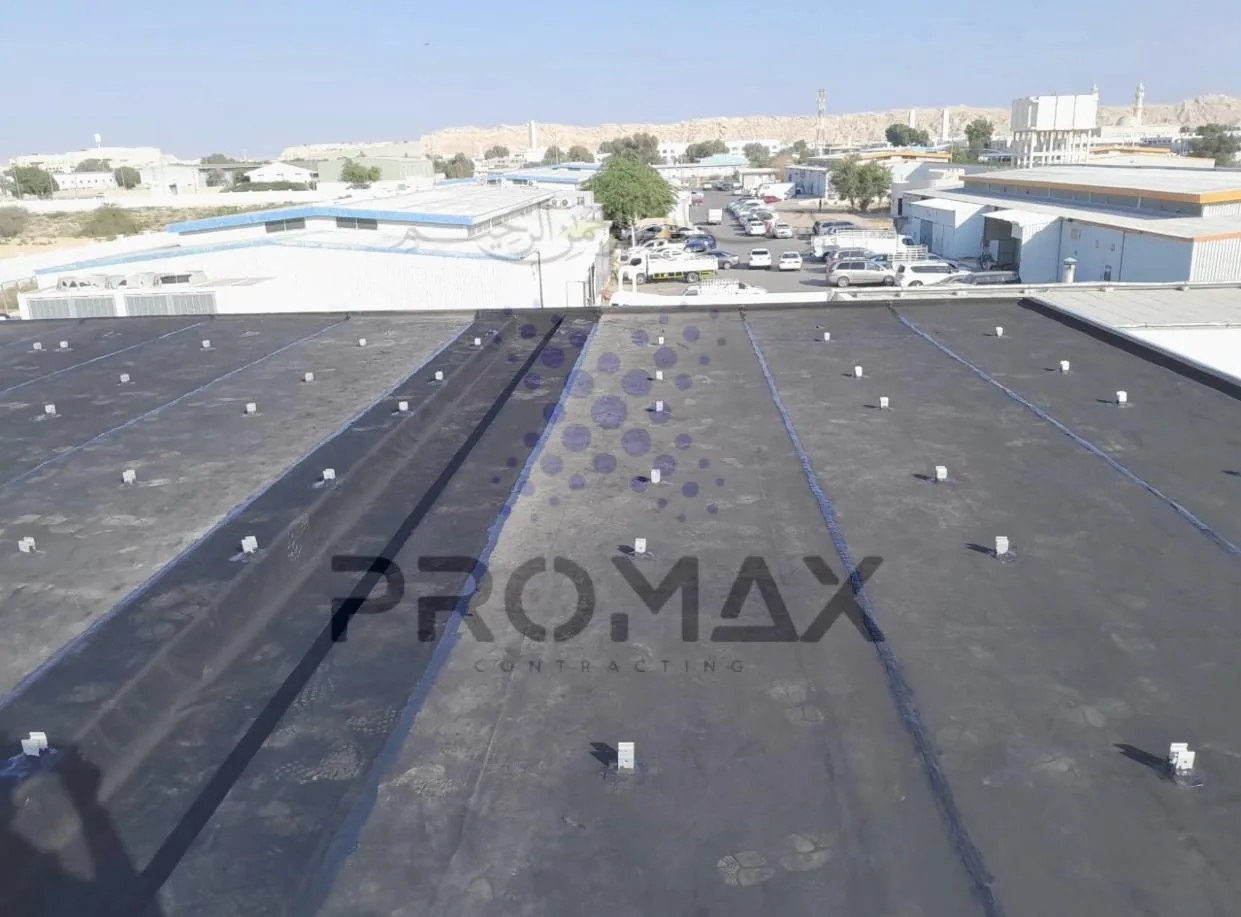 Prj9 Adnoc - metal roof waterproofing project by Promax in Dubai, UAE