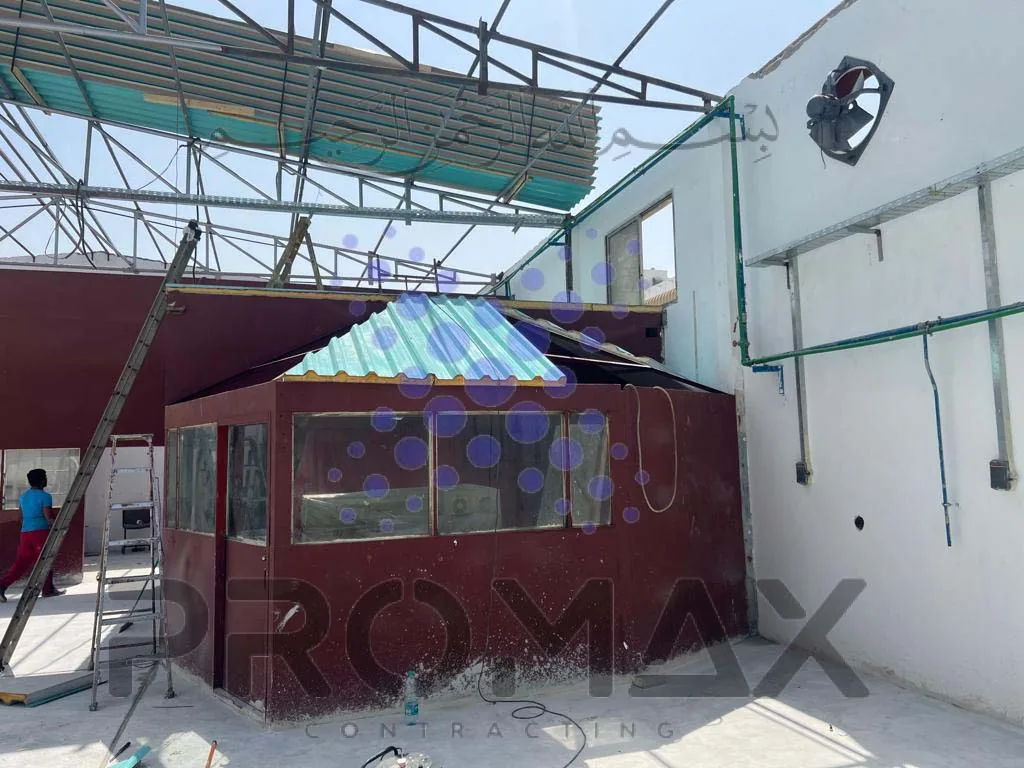 Double Skin Sheet or Sandwich Panel Replacement Dubai UAE