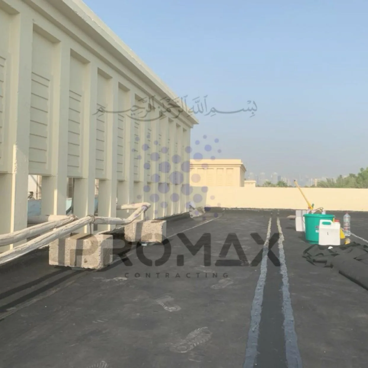 Gravel Concrete Roof Waterproofing Dubai UAE