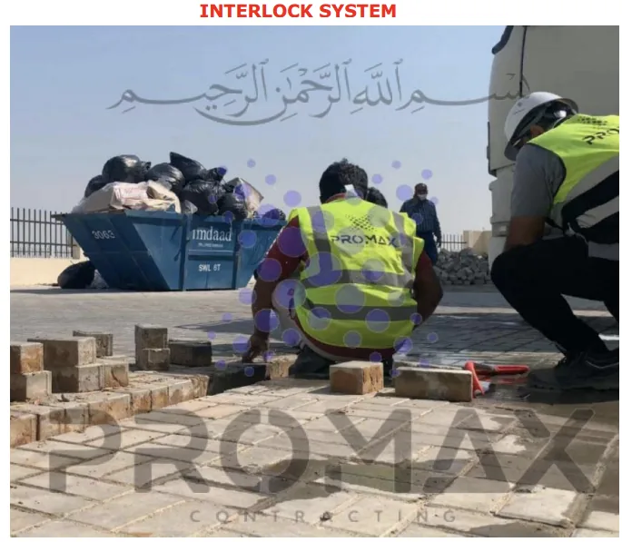 Interlock System for Herringbone Type, Offset Runner Type and Pinwheel Pattern Dubai UAE