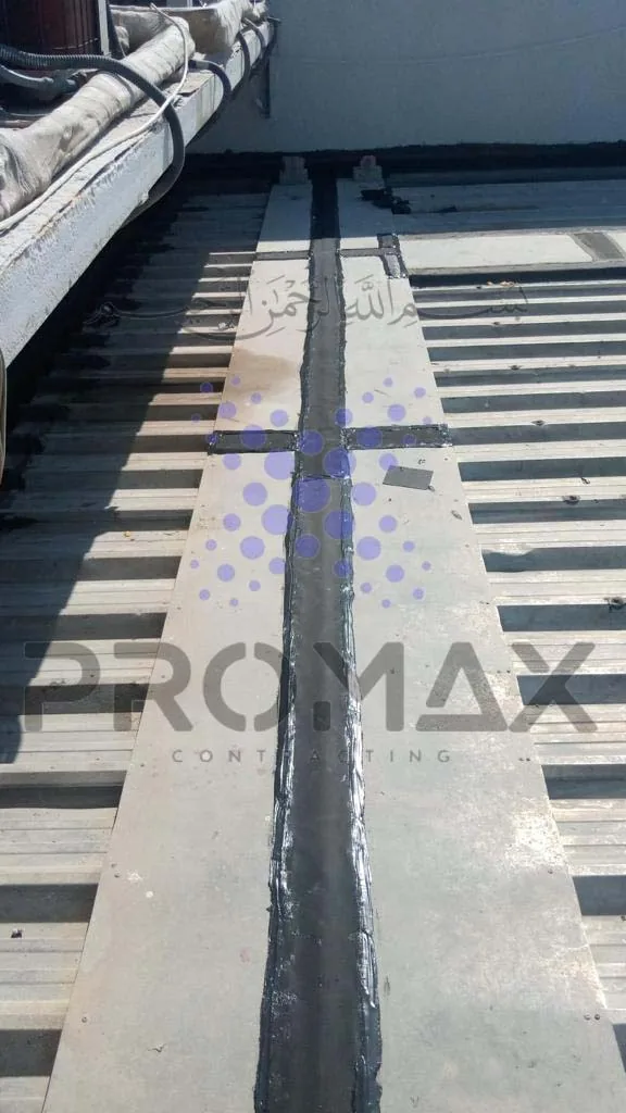 Metal Roof Expansion Joint Waterproofing Dubai UAE