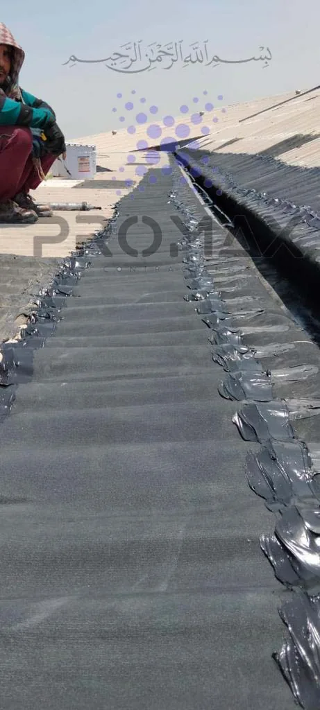Valley & Eave Gutter Wateproofing Robust Solutions Dubai UAE
