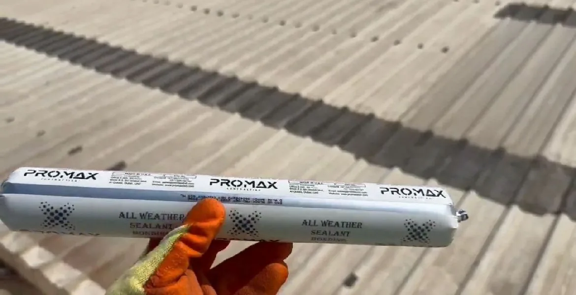Promax Bonding Adhesive - metal roof waterproofing by Promax Dubai UAE