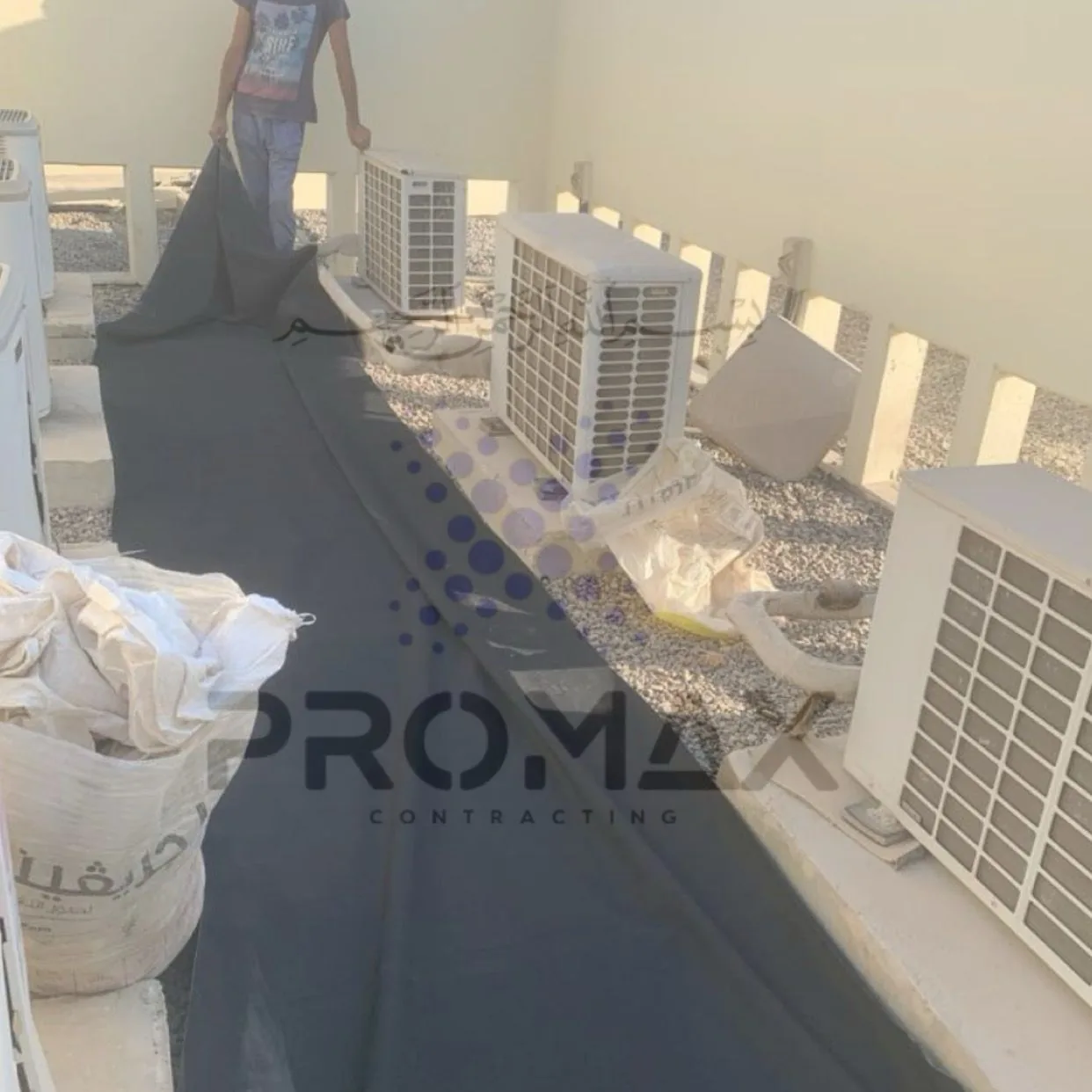 Roof Drain or Gutter Cowl Waterproofing Dubai UAE