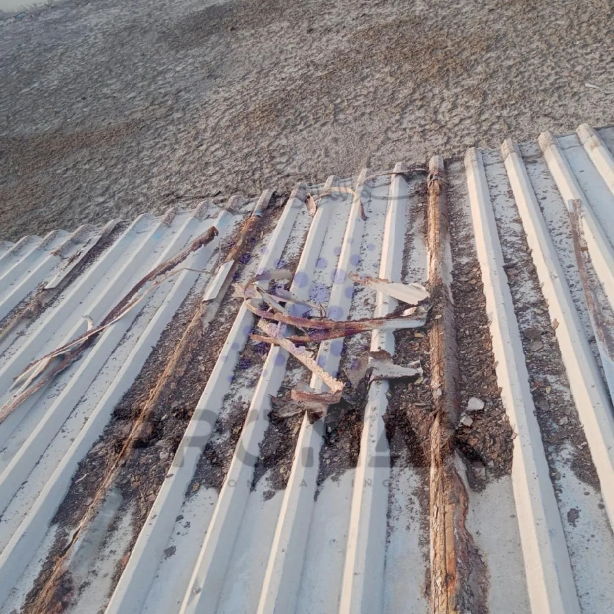 Industrial rusted sheet rust treatment UAE