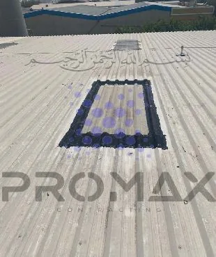Skylights - metal roof waterproofing by Promax Dubai UAE